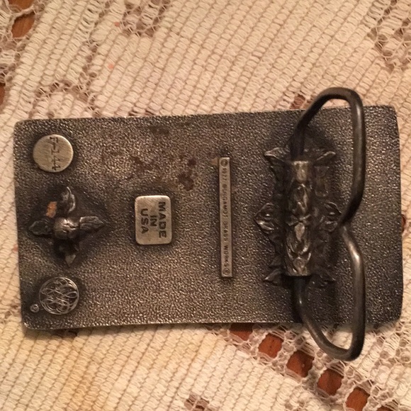 Vintage brass belt buckle - Picture 2 of 4